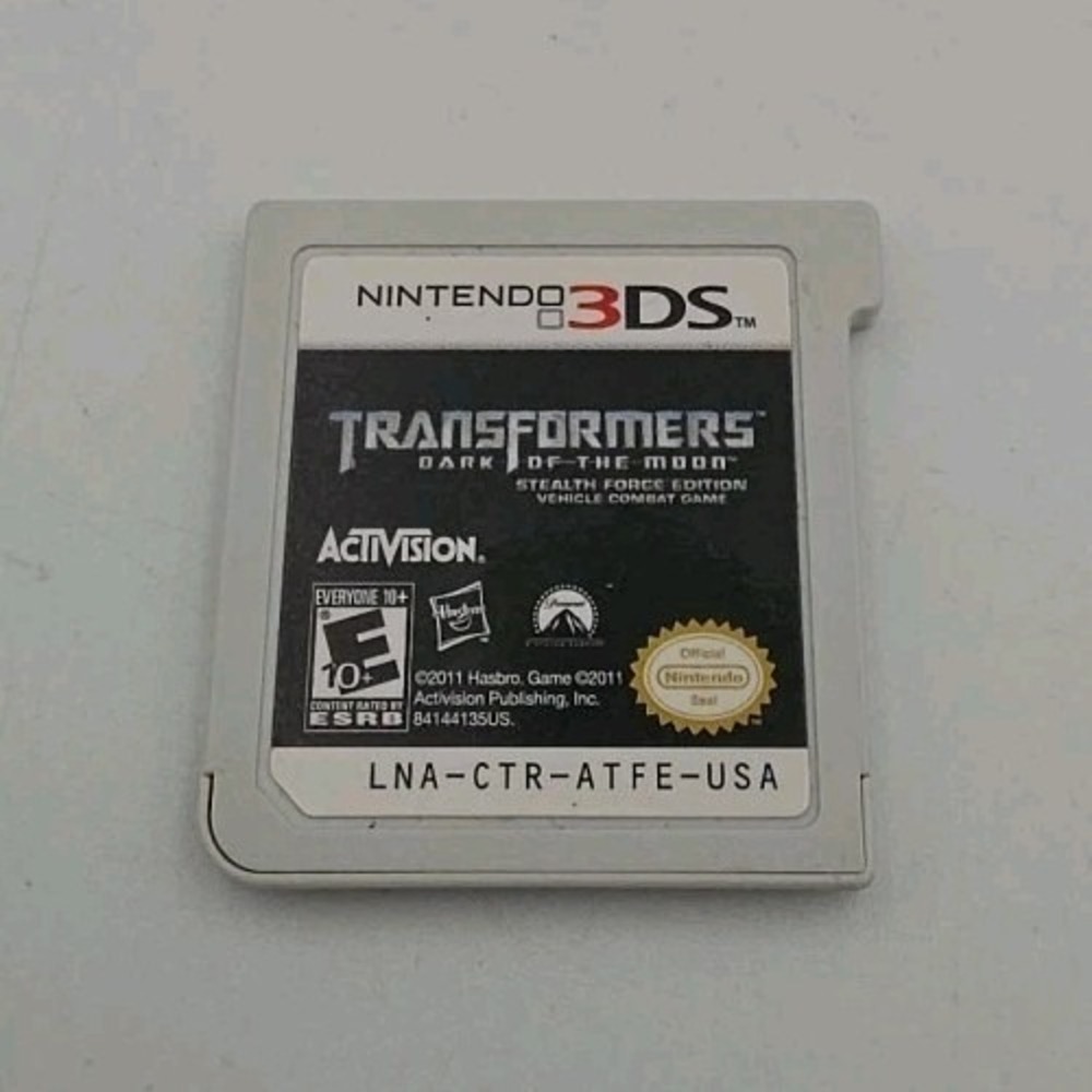 Transformers Dark of the Moon Stealth Force Edition Nintendo 3DS Game Cartridge
